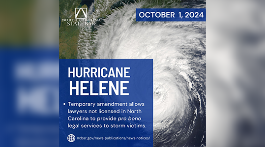 Featured image for “North Carolina Seeking Out-Of-State Lawyers to Help Victims of Hurricane Helene Recover”